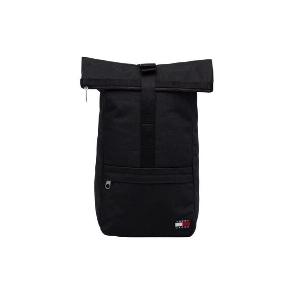 Tommy Hilfiger Jeans Black Recycled Polyester Men's Backpack